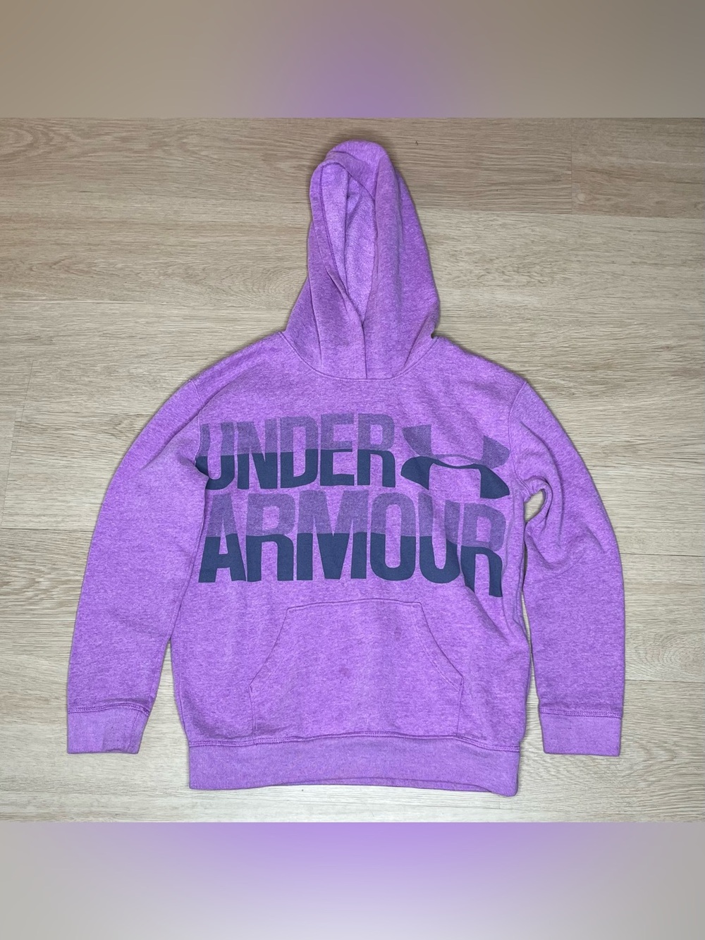 Under Armour Purple Kids Pullover Hoodie